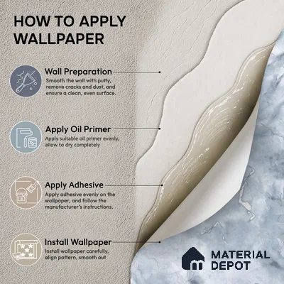 88527-2 | 5 Meter x 42 Inch PVC Marble Look Wallpaper - 57.41 Sq. Ft. | Minimum 10% wastage during installation