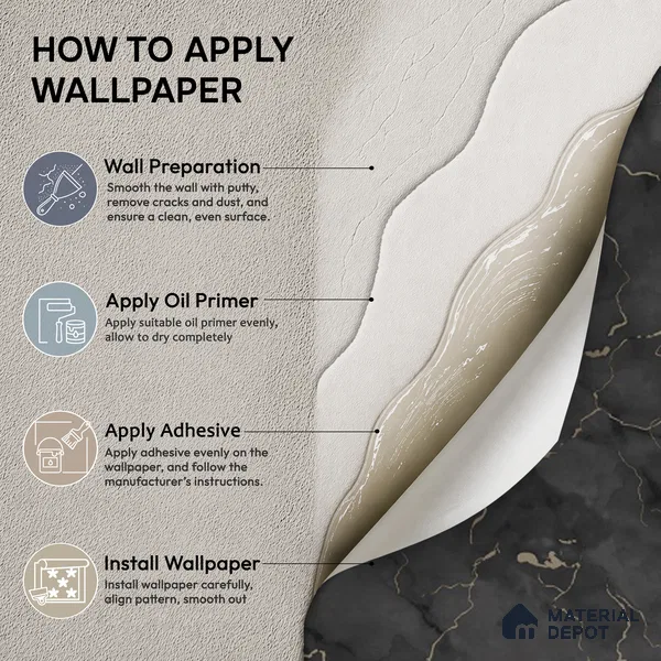 88527-3 | 5 Meter x 42 Inch PVC Marble Look Wallpaper - 57.41 Sq. Ft. | Minimum 10% wastage during installation