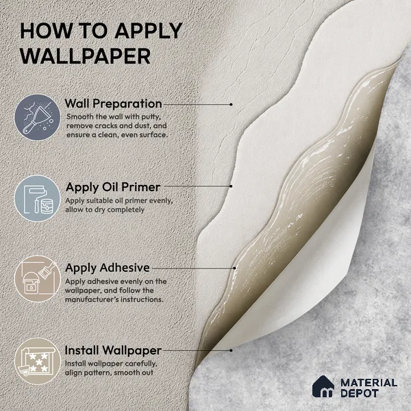 88528-3 | 5 Meter x 42 Inch PVC Patterned Look Wallpaper - 57.41 Sq. Ft. | Minimum 15% wastage during installation