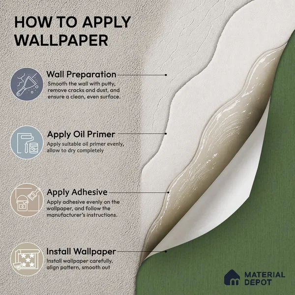88536-3 | 5 Meter x 42 Inch PVC Texture Look Wallpaper - 57.41 Sq. Ft. | Minimum 15% wastage during installation