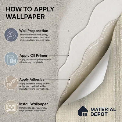 88546-2 | Warm Beige Metallic Pinstripe PVC Patterned Wallpaper - 5 Meter x 42 Inch, 57.41 Sq. Ft. (Min. 15% Wastage)