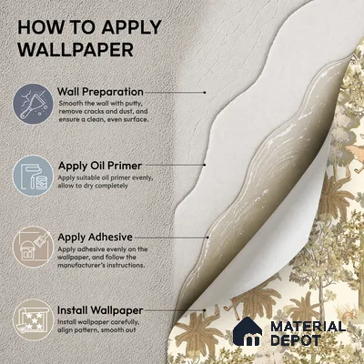 OR01-2 | 5 Meter x 42 Inch PVC Nature Look Wallpaper - 57 Sq. Ft. | Minimum 15% wastage during installation
