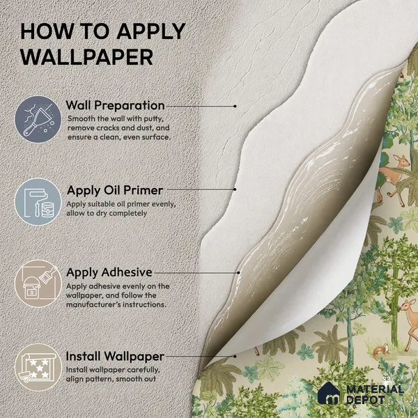 OR01-3 | 5 Meter x 42 Inch PVC Nature Look Wallpaper - 57 Sq. Ft. | Minimum 15% wastage during installation