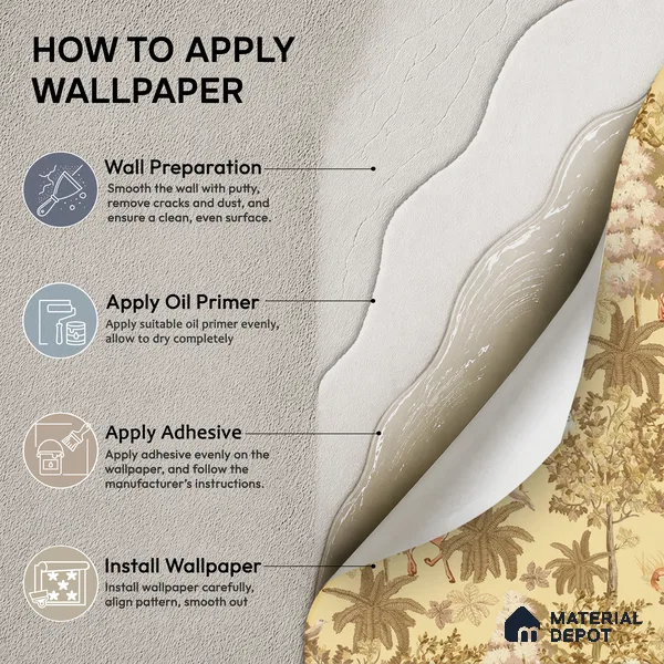 OR01-4 | 5 Meter x 42 Inch PVC Nature Look Wallpaper - 57 Sq. Ft. | Minimum 15% wastage during installation