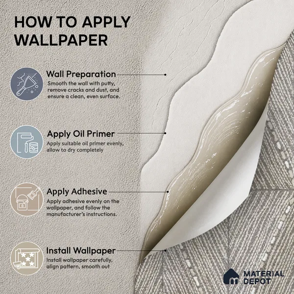 OR02-3 | Warm Taupe Diamond Dot Texture PVC Patterned Wallpaper - 5 Meter x 42 Inch, 57 Sq. Ft. (Min. 15% Wastage)