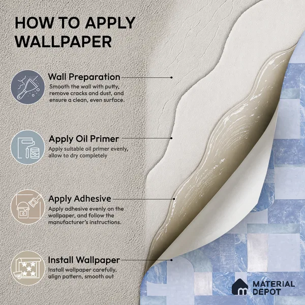 OR03-3 | 5 Meter x 42 Inch PVC Patterned Look Wallpaper - 57 Sq. Ft. | Minimum 15% wastage during installation