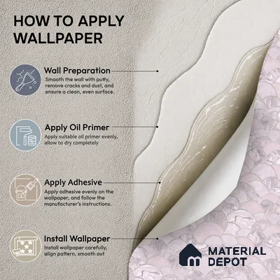 OR06-2 | 5 Meter x 42 Inch PVC Patterned Look Wallpaper - 57 Sq. Ft. | Minimum 15% wastage during installation