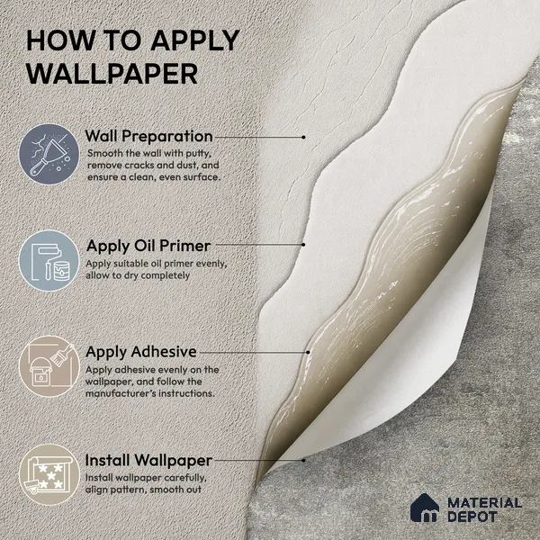 Z1006-4 | 10 Meter x 21 Inch PVC Texture Look Wallpaper - 57 Sq. Ft. | Minimum 15% wastage during installation