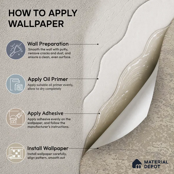 Z1005-2 | Taupe Weathered Plaster PVC Textured Wallpaper - 10 Meter x 21 Inch, 57 Sq. Ft. (Min. 15% Wastage)