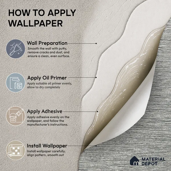 Z1011-5 | 10 Meter x 21 Inch PVC Texture Look Wallpaper - 57 Sq. Ft. | Minimum 15% wastage during installation