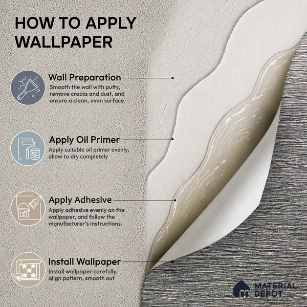 Z1011-7 | 10 Meter x 21 Inch PVC Texture Look Wallpaper - 57 Sq. Ft. | Minimum 15% wastage during installation