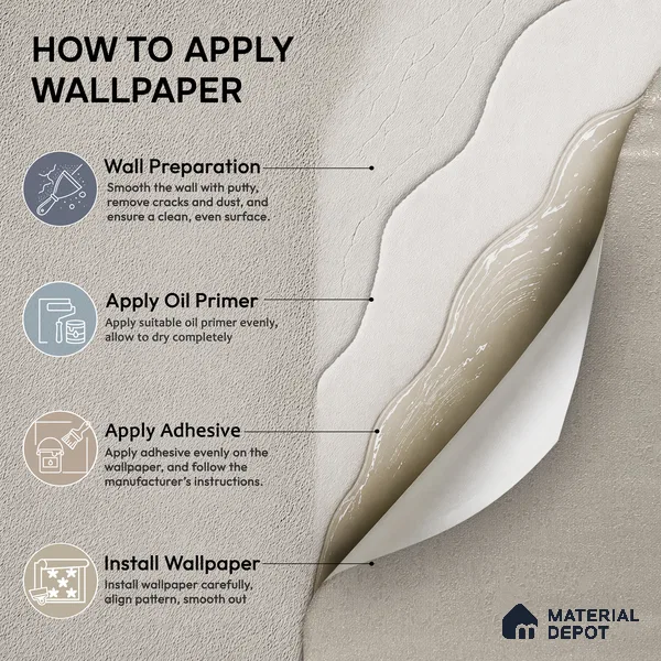Z1009-1 | Taupe Smooth Sheen PVC Textured Wallpaper - 10 Meter x 21 Inch, 57 Sq. Ft. (Min. 15% Wastage)