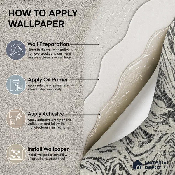 Z1008-6 | 10 Meter x 21 Inch PVC Texture Look Wallpaper - 57 Sq. Ft. | Minimum 15% wastage during installation
