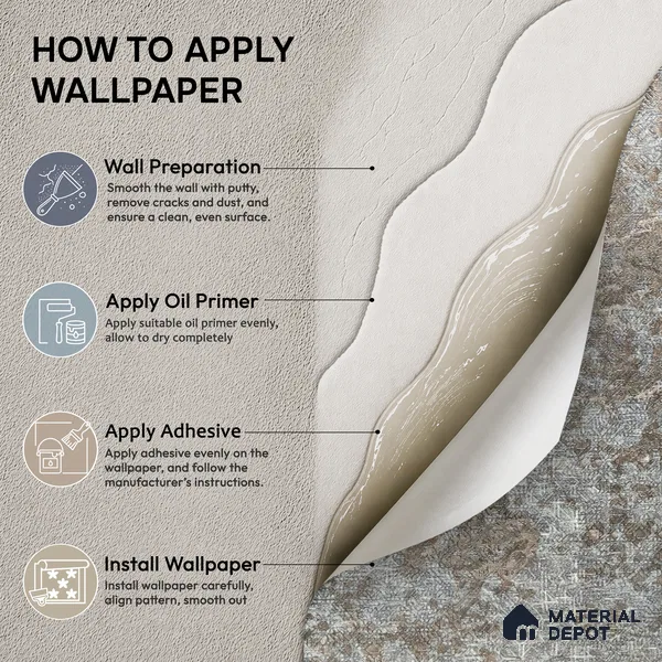 Z1007-5 | 10 Meter x 21 Inch PVC Texture Look Wallpaper - 57 Sq. Ft. | Minimum 15% wastage during installation