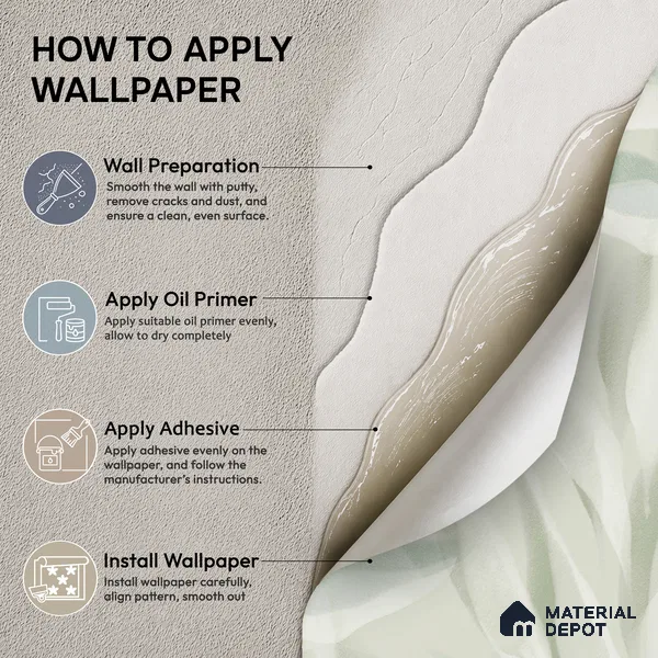 A76102 | 10 Meter x 21 Inches Florals Look Wallpaper - 57.37 Sq. Ft. | Minimum 15% wastage during installation