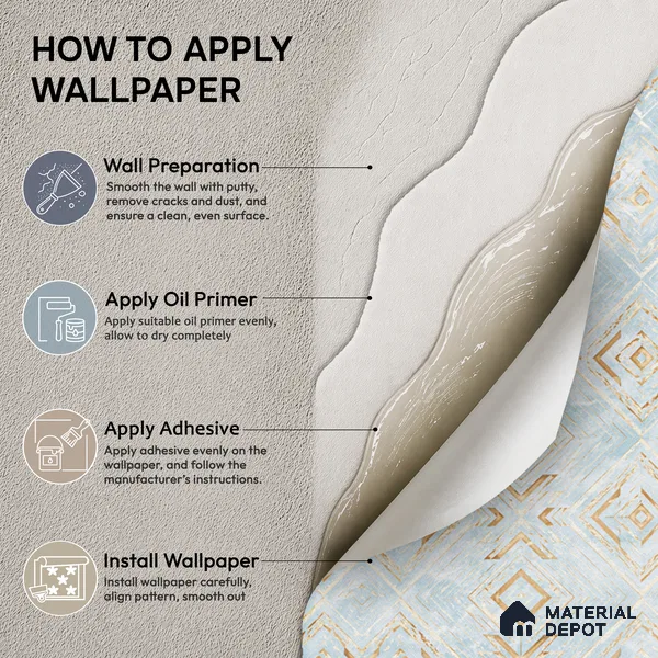WP1333 | Pale Blue & Gold Diamond Trellis Patterned Wallpaper - 9.5 Meter x 21 Inches, 55 Sq. Ft. (Min. 15% Wastage)