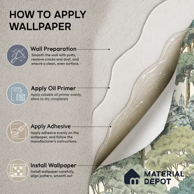A76302 | 10 Meter x 21 Inches Nature Look Wallpaper - 57.37 Sq. Ft. | Minimum 15% wastage during installation