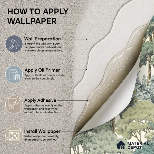 A76302 | 10 Meter x 21 Inches Nature Look Wallpaper - 57.37 Sq. Ft. | Minimum 15% wastage during installation