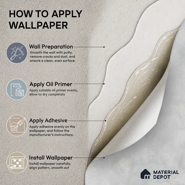 WP1326 | 9.5 Meter x 21 Inches Texture Look Wallpaper - 55 Sq. Ft.  | Minimum 15% wastage during installation