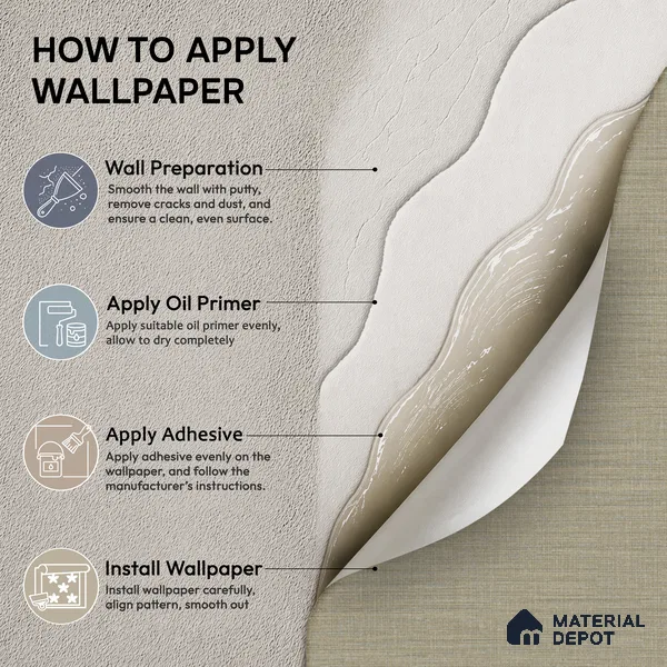 WP1347 | 9.5 Meter x 21 Inches Fabric Look Wallpaper - 55 Sq. Ft. | Minimum 10% wastage during installation