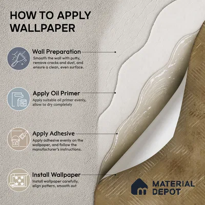 WP1338 | 9.5 Meter x 21 Inches Texture Look Wallpaper - 55 Sq. Ft.  | Minimum 15% wastage during installation