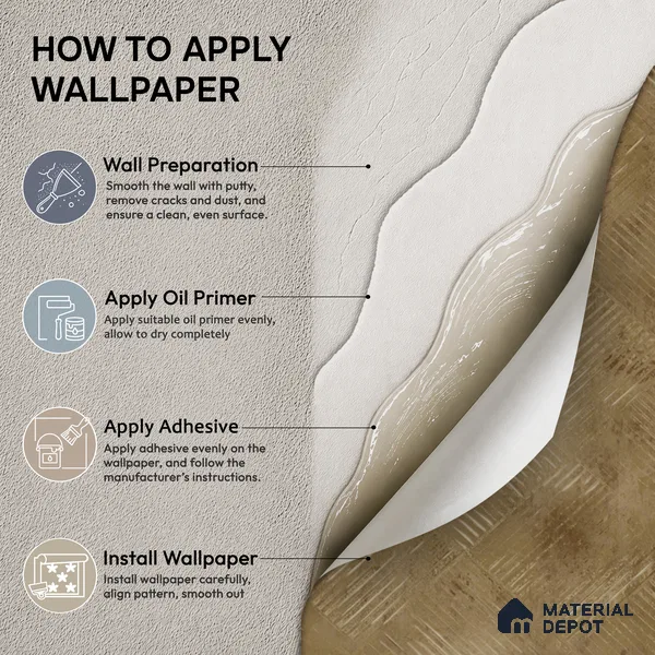 WP1338 | 9.5 Meter x 21 Inches Texture Look Wallpaper - 55 Sq. Ft. | Minimum 15% wastage during installation