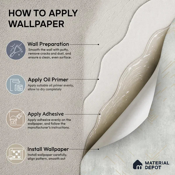 WP1322 | 9.5 Meter x 21 Inches Texture Look Wallpaper - 55 Sq. Ft. | Minimum 15% wastage during installation