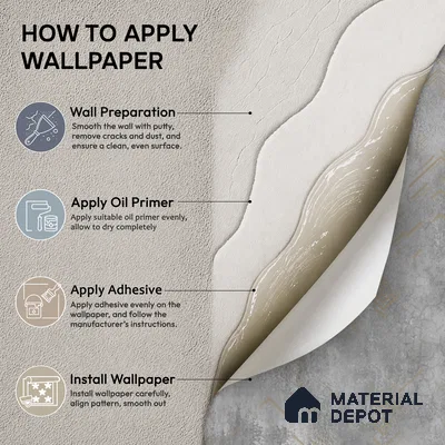 WP1323 | Grey Mottled Herringbone Textured Wallpaper - 9.5 Meter x 21 Inches, 55 Sq. Ft. (Min. 15% Wastage)