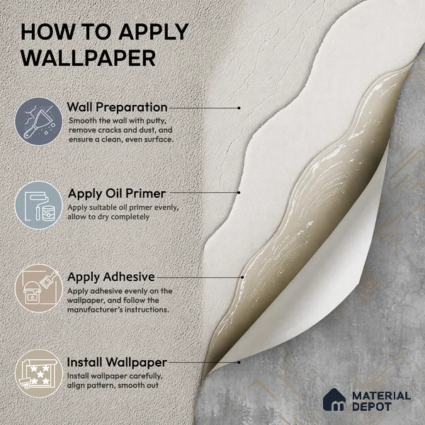WP1323 | Grey Mottled Herringbone Textured Wallpaper - 9.5 Meter x 21 Inches, 55 Sq. Ft. (Min. 15% Wastage)
