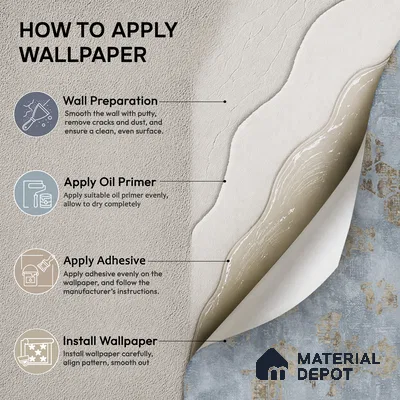WP1357 | 9.5 Meter x 21 Inches Patterned Look Wallpaper - 55 Sq. Ft.  | Minimum 15% wastage during installation