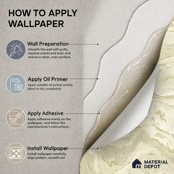 WP1308 | 9.5 Meter x 21 Inches Patterned Look Wallpaper - 55 Sq. Ft.  | Minimum 15% wastage during installation
