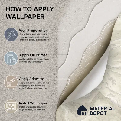 WP1309 | 9.5 Meter x 21 Inches Patterned Look Wallpaper - 55 Sq. Ft.  | Minimum 15% wastage during installation