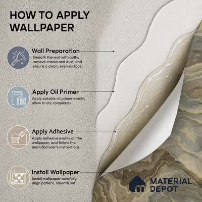 WP1310 | 9.5 Meter x 21 Inches Patterned Look Wallpaper - 55 Sq. Ft.  | Minimum 15% wastage during installation