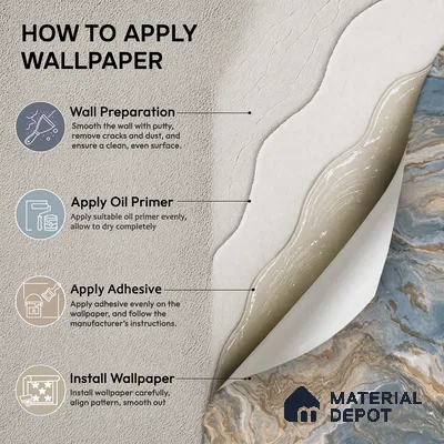 WP1306 | 9.5 Meter x 21 Inches Patterned Look Wallpaper - 55 Sq. Ft.  | Minimum 15% wastage during installation