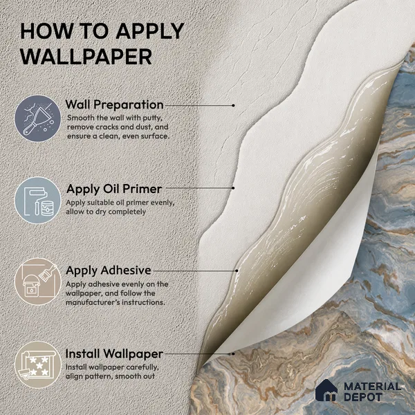 WP1306 | 9.5 Meter x 21 Inches Patterned Look Wallpaper - 55 Sq. Ft.  | Minimum 15% wastage during installation