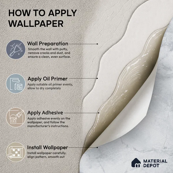 WP1314 | 9.5 Meter x 21 Inches Texture Look Wallpaper - 55 Sq. Ft.  | Minimum 15% wastage during installation
