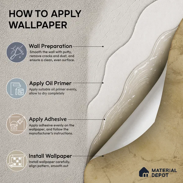 WP1315 | 9.5 Meter x 21 Inches Texture Look Wallpaper - 55 Sq. Ft.  | Minimum 15% wastage during installation
