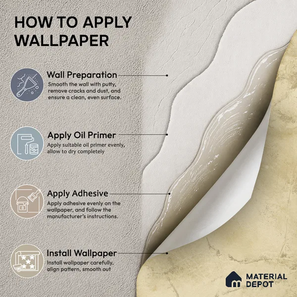 WP1311 | 9.5 Meter x 21 Inches Texture Look Wallpaper - 55 Sq. Ft.  | Minimum 15% wastage during installation