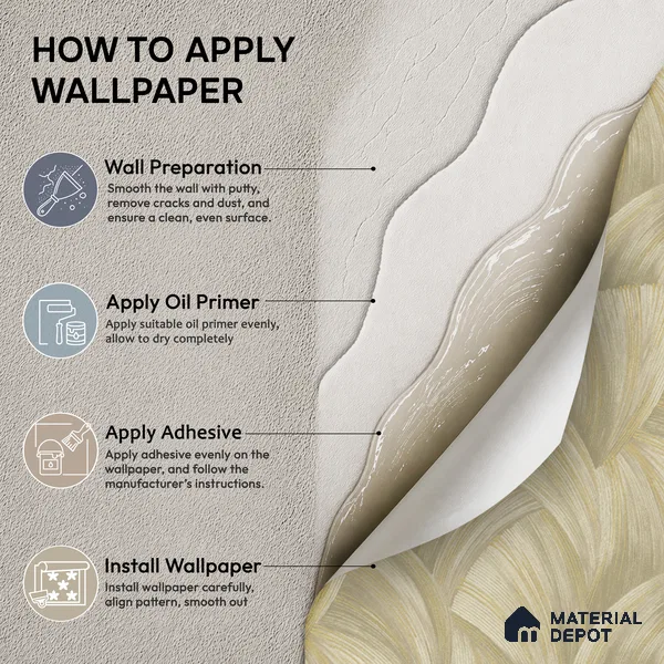 WP1318 | 9.5 Meter x 21 Inches Patterned Look Wallpaper - 55 Sq. Ft.  | Minimum 15% wastage during installation