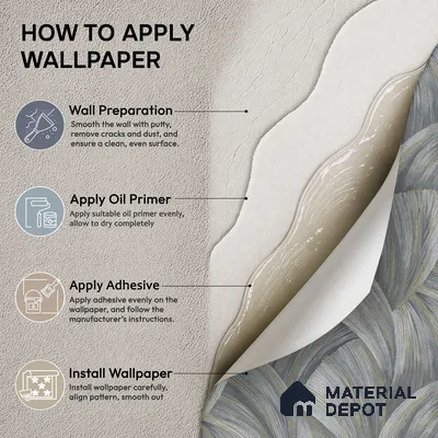 WP1319 | 9.5 Meter x 21 Inches Patterned Look Wallpaper - 55 Sq. Ft.  | Minimum 15% wastage during installation