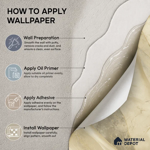 WP1304 | 9.5 Meter x 21 Inches Marble Look Wallpaper - 55 Sq. Ft. | Minimum 10% wastage during installation