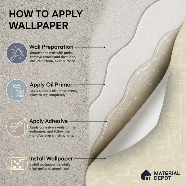WP1341 | 9.5 Meter x 21 Inches Texture Look Wallpaper - 55 Sq. Ft. | Minimum 15% wastage during installation
