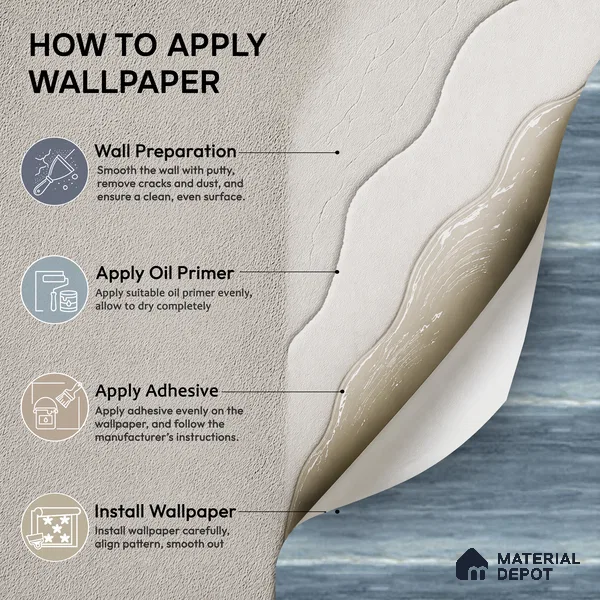 RD24-105 | 10 Meter x 21 Inch Stone Look Wallpaper - 57 Sq. Ft.