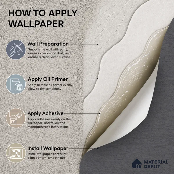 RD24-148 | 10 Meter x 21 Inch Fabric Look Wallpaper - 57 Sq. Ft.