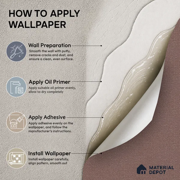 RD24-152 | 10 Meter x 21 Inch Fabric Look Wallpaper - 57 Sq. Ft.