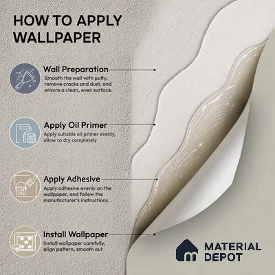 RD24-154 | 10 Meter x 21 Inch  Plain Look Wallpaper - 57 Sq. Ft.