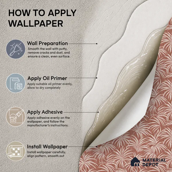 RD24-166 | 10 Meter x 21 Inch Florals Look Wallpaper - 57 Sq. Ft.
