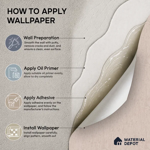 RD24-167 | 10 Meter x 21 Inch Fabric Look Wallpaper - 57 Sq. Ft.