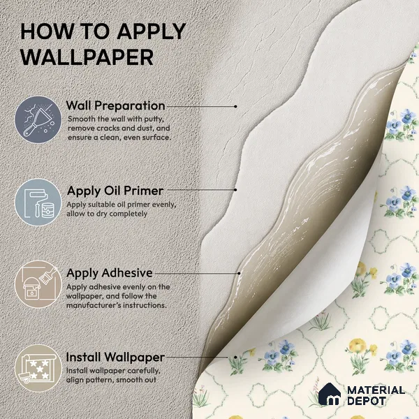 81402-1 | 5 Meter x 42 Inch Patterned Look Wallpaper - 57 Sq. Ft.