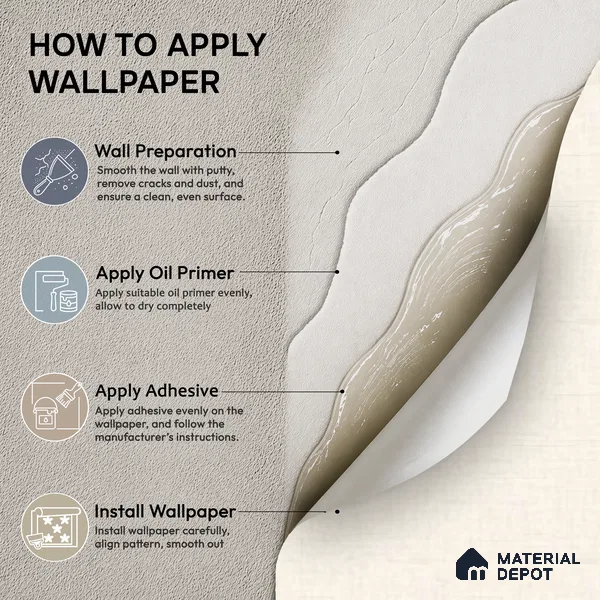 81401-2 | 5 Meter x 42 Inch  Fabric Look Wallpaper - 57 Sq. Ft.